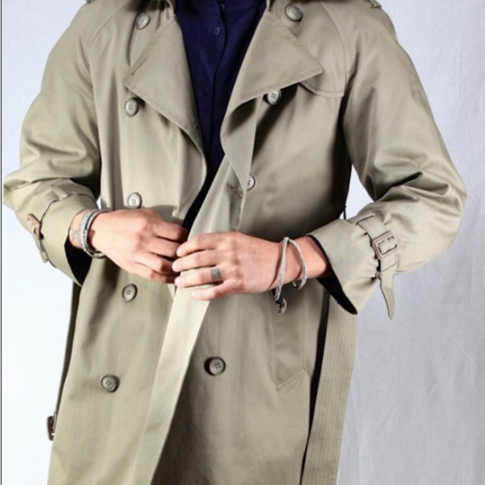 London Fog Men's Tan Trench Coat